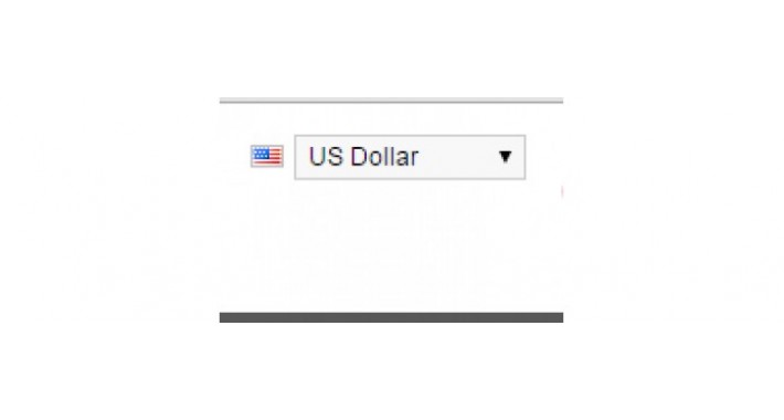 Выпадающий список валют с флагом страны